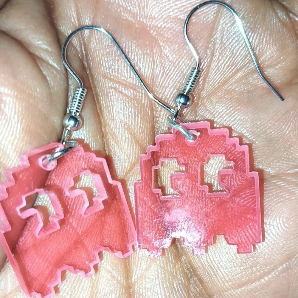 Retro cartoon earrings